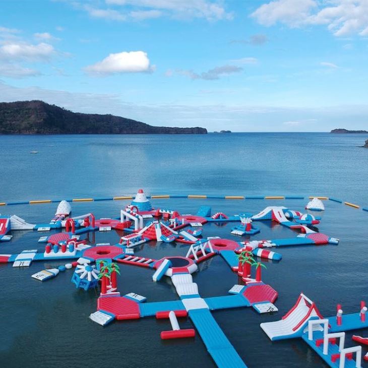 Quadruple Stitching Inflatable water park